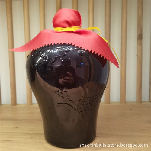 huadiao rice wine in jars